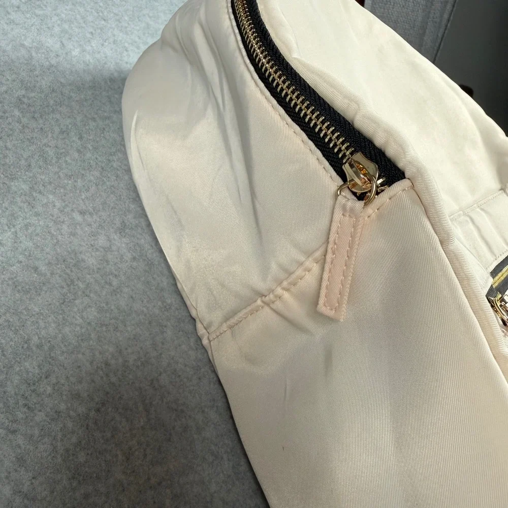 Jean Paul Gaultier Parfums Mini Backpack OS Cream Minimalist Y2K Utility Bag